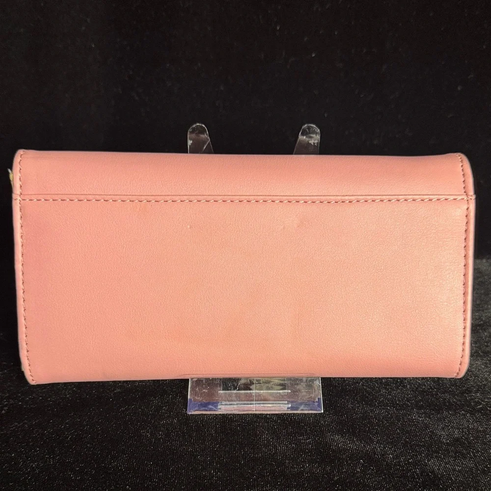 Nine West Blush Pink Bow Wallet